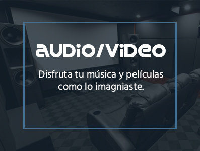 Icono Audio y Video para un Hogar Inteligente